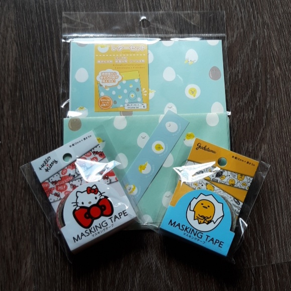 gudetama Other - NWT Gudetama and Hello Kitty craft set